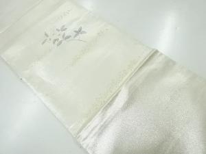 アンティーク　霞に枝花模様袋帯（材料）